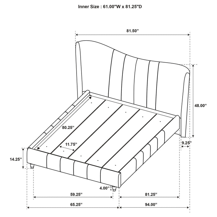 Michelson - Platform Bed Furniture Max