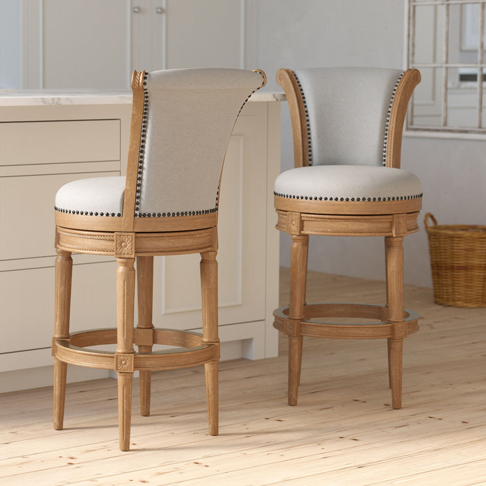 Swivel Barstool With High-Back Home Essentials
