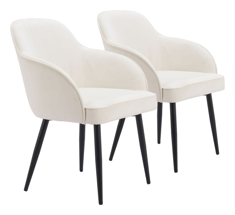 Jolie - Dining Chair (Set of 2) - White Zuo Modern
