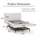 Airframe - Upholstered Bed Frame, Cloud Soft Headboard Home Essentials