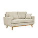 Upholstered Loveseat With Arms And Pillows Home Essentials
