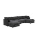 Modern Reversible Modular Sectional Home Essentials