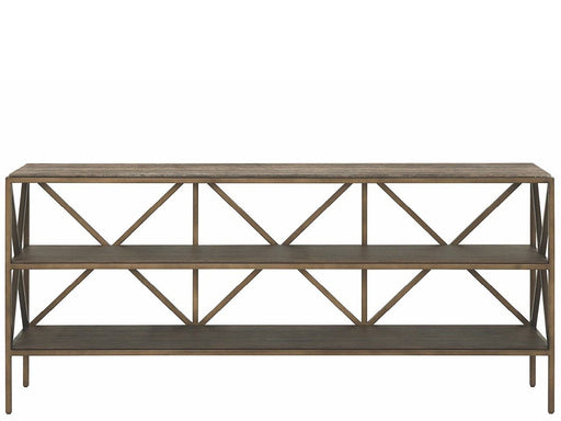 Montclair - Brindle Console - Light Brown / Dark Brown Universal Furniture