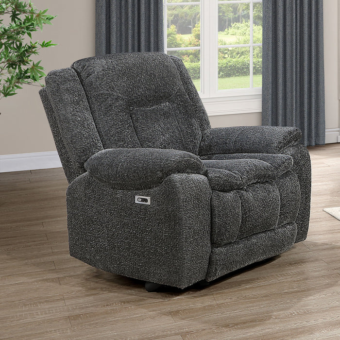 Stanwick - Glider Recliner With Power Footrest - Gray New Classic