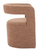 Atria - Accent Chair & Ottoman - Tawny Brown Zuo Modern