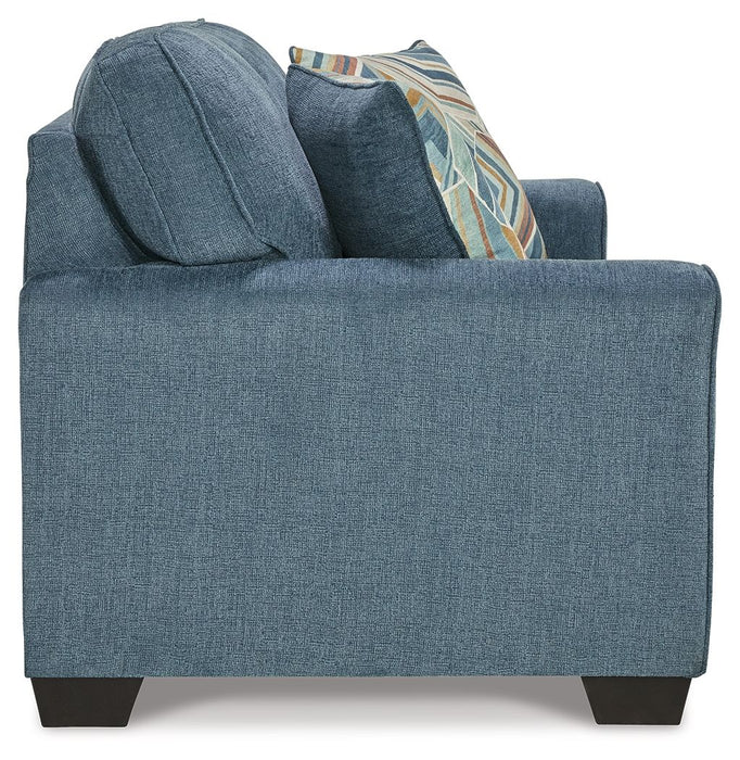 Cashton - Loveseat - Blue Signature Design by Ashley®