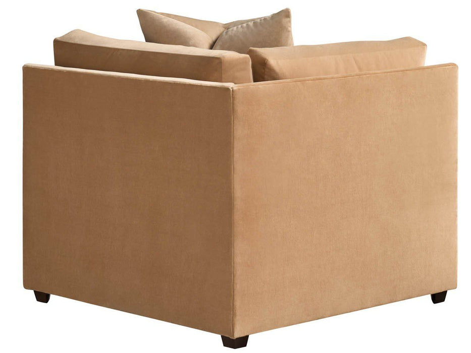 Ally - Corner Chair, Special Order - Light Brown Universal Furniture