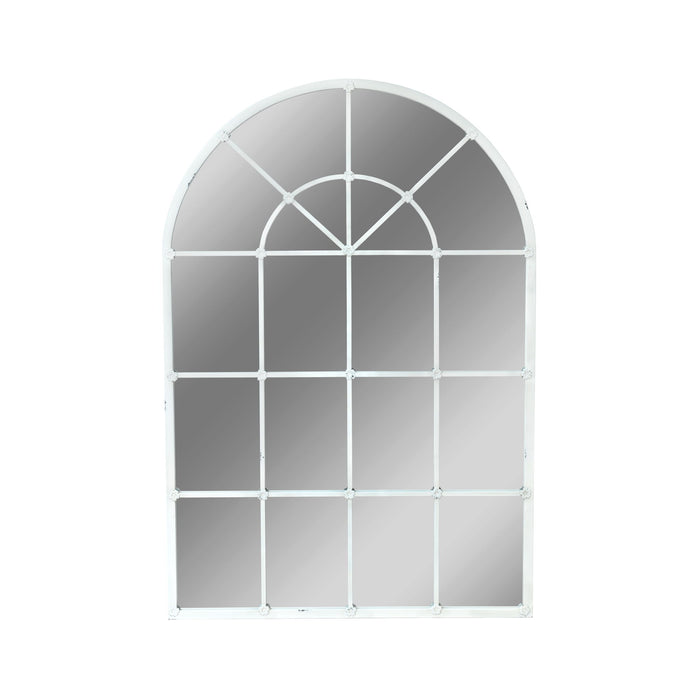 Handmade Arched Mirror, Windows Design For Entryway - White Daily Nest