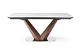 9188 - Dining Table With Extensions - White Extravaganza Collection