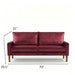 Upholstered Loveseat Sofa, 2 Seater Couch For Living Room Apartment US Pride