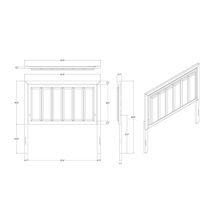Skye - Durable Bed Global Furniture USA