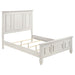 Cortina - 4 Piece Queen Bedroom Set With Ornate Panels And Storage - Cream White Furniture Max