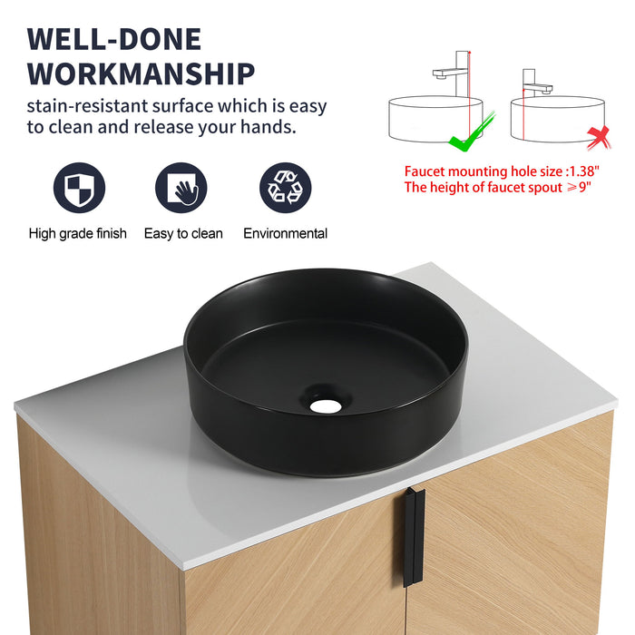 Wall Mounted Bathroom Vanity With Art Sink Home Essentials