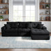 Corner Chaise L-Shaped Sectional Sofa Bed Home Essentials