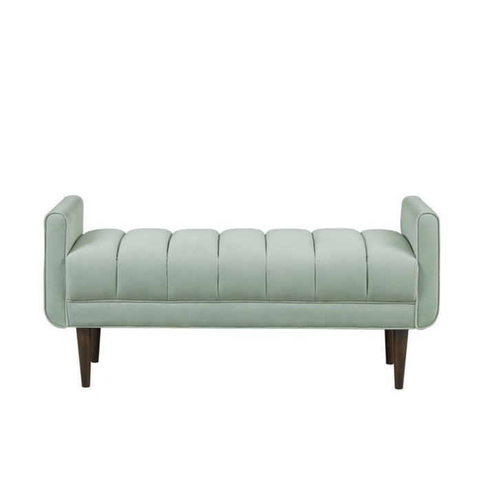 Linea - Upholstered Accent Bench - Seafoam