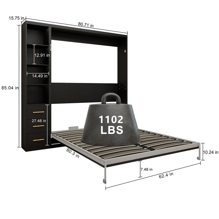 Multifunctional Vertical Murphy Wall Bed Home Essentials