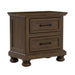 2 Drawer Nightstand With USB Charging Station Emerald Home