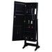 Casey - Jewelry Cheval Mirror With Storage - Black Furniture Max
