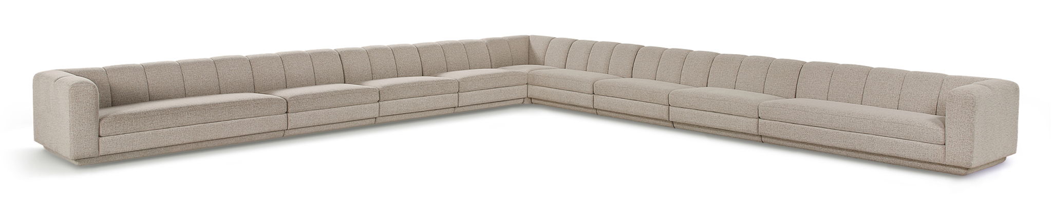 Modari - Sectional - Beige Meridian Furniture