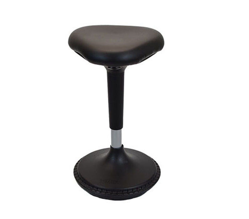 Tall Triangle Seat Swivel Active Balance Chair - Black