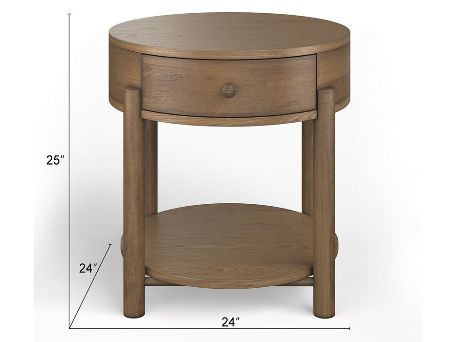 Hadleigh - Round End Table Magnussen Furniture
