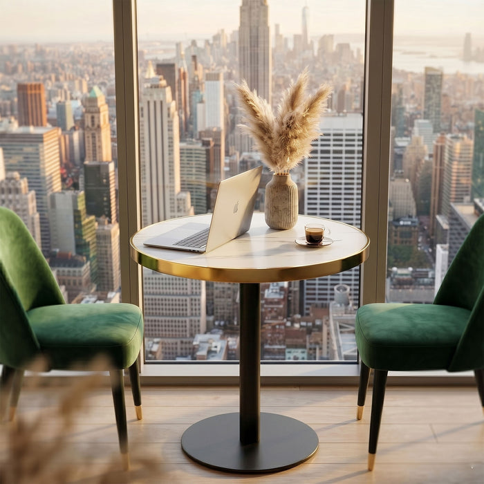Elegant Round Bistro Table Home Essentials