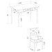 5 Piece Rectangle Dining Set With Tubing Base Furniture Max