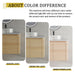 Mounted Bathroom Vanity & Art Sink, Soft Close Door Home Essentials