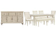 Newport - 7 Piece Extendable Rectangular Dining Table Set Magnussen Furniture
