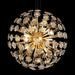 Michael Amini Lighting - Pendant 18 Light-Round Crystal Chandelier - Gold Michael Amini