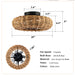 Ceiling Fan With Remote Control, 6 Speed, DC Motor Reversible Ceiling Fan For Living Room - Matte Black Daily Nest