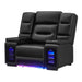 Sinai - Power Recliner With Dual Adjustment - Black Global Furniture USA