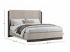 Keaton - Upholstered Panel Bed Magnussen Furniture