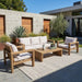 4 Piece Patio Sofa Set Hearth and Haven
