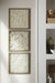 Odella - Wall Decor Set (Set of 3) - Cream / Taupe Signature Design by Ashley®