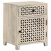 1 Door Accent Cabinet With Drawer - Beige Furniture Max
