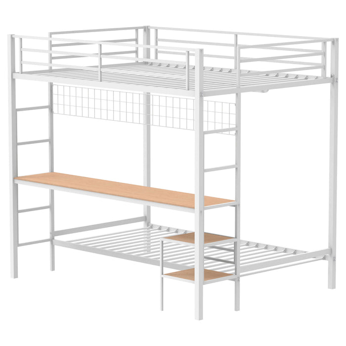Barham - Workstation Bunk Bed With Integrated Desk Furniture Max