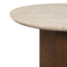 Leonardo - Dining Table - Travertine Top & Dark Oak ACME