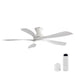 52" Ceiling Fan With 3 Color Dimmable LED Light, DC Reversible Motor, 6 Speed Settings Daily Nest