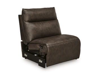 ModZ - Power Armless Recliner With Adjustable Headrest - Chocolate Benchcraft®