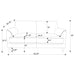 Dania - Upholstered Crescent Loveseat With Curved Tufted Arms - Rust Furniture Max