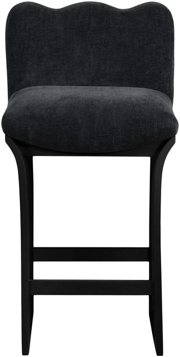 Shaw - Counter Stool - Black Base Meridian Furniture