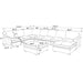 Large Seating Modular Sectional Home Essentials