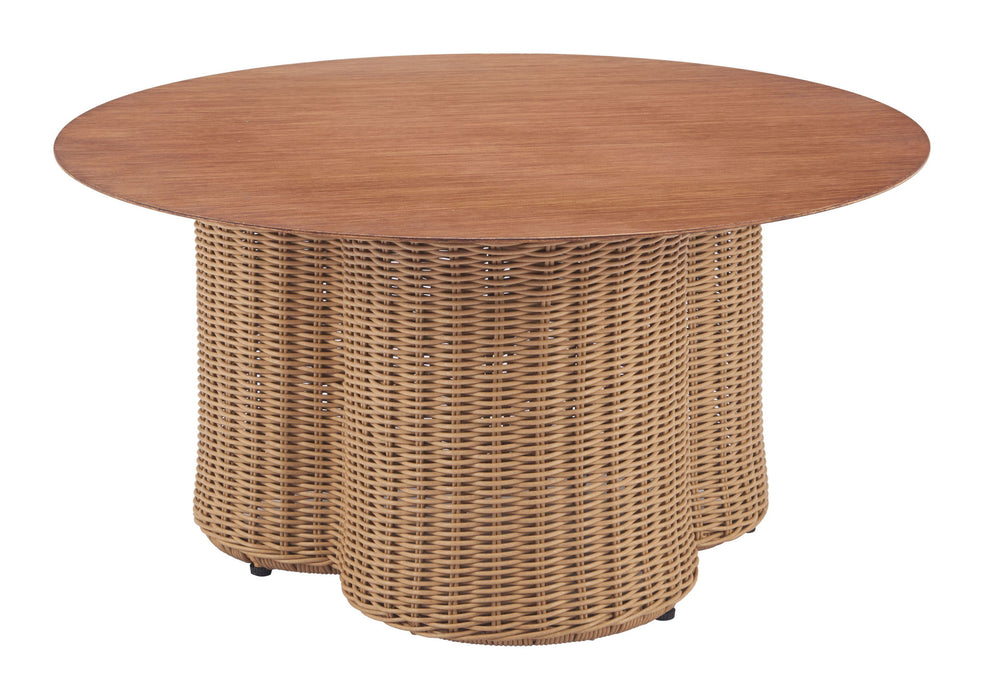 Soka - Outdoor Coffee Table - Natural Zuo Modern