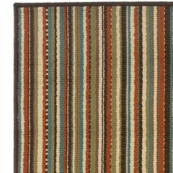 2' X 8' Indoor / Outdoor Area Rug - Green