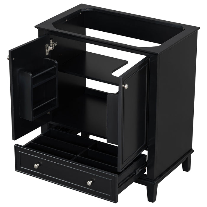 Modern Bathroom Vanity Base Only With Doors And Drawer Hearth and Haven