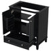 Modern Bathroom Vanity Base Only With Doors And Drawer Hearth and Haven