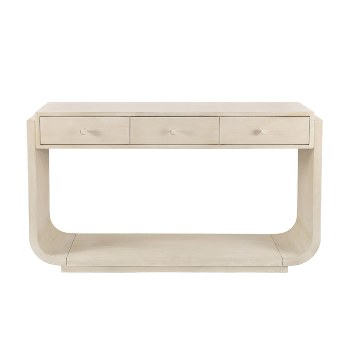 Console Table With 3 Drawers, Display Shelf Noble House