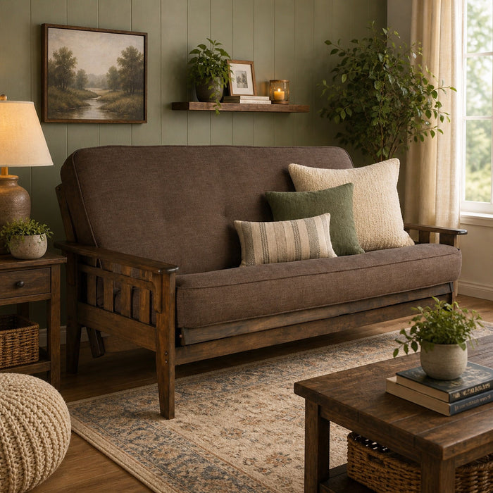 Montana - Full Size Futon Frame Sofa Home Essentials