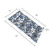 Outdoor Bench Cushions With Secure Tie Down Straps - Blue / Multi Daily Nest